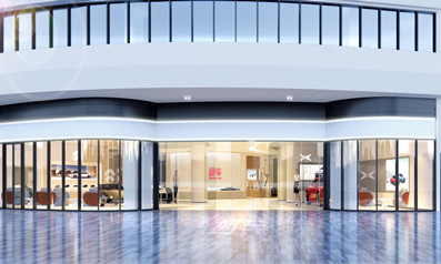 团车网新能源汽车展厅设计装修